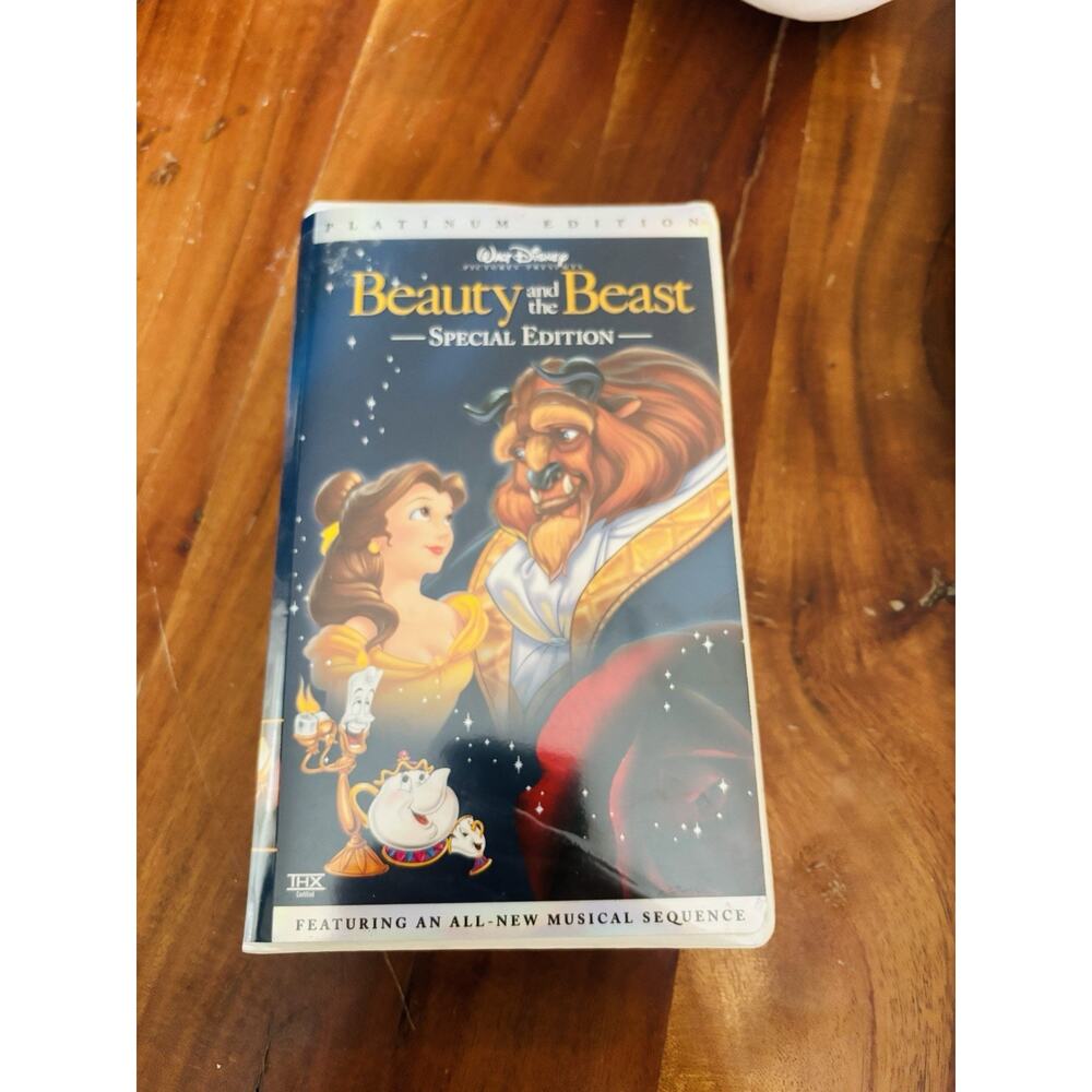WALT DISNEY BEAUTY AND THE BEAST SPECIAL EDITION VHS‎ VIDEO MOVIE PLATINUM